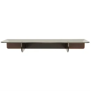 Wandplank Plexo 60x7.6cm - bruin BY-BOO Must-Have