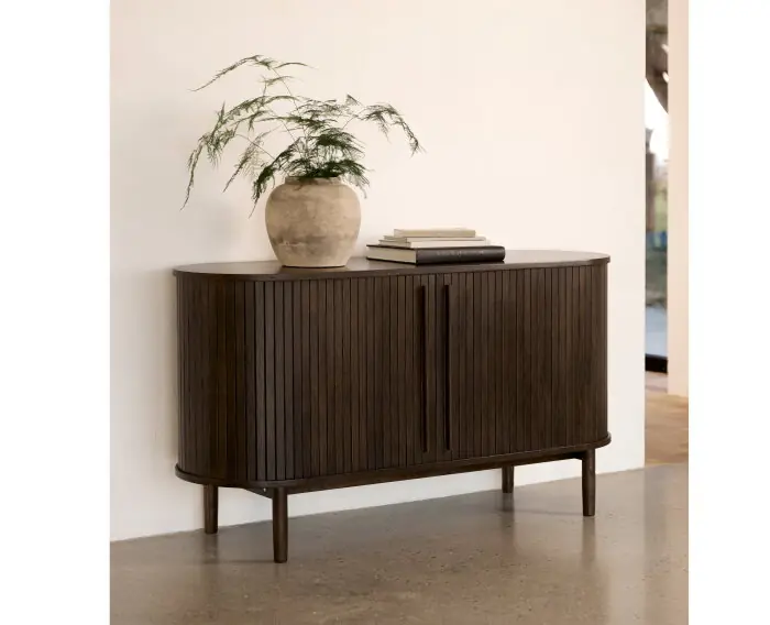 Dressoir Meta eikenhout 140 cm - Espresso Must-Have
