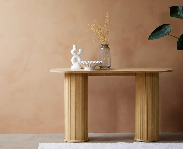 Flitsaanbieding Sidetable Nola eiken 130 cm - Naturel