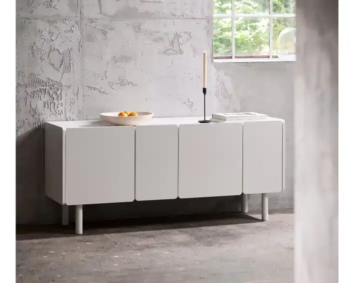 Dressoir Bera 160 cm - Wit Rechtstreeks Van De Fabrikant