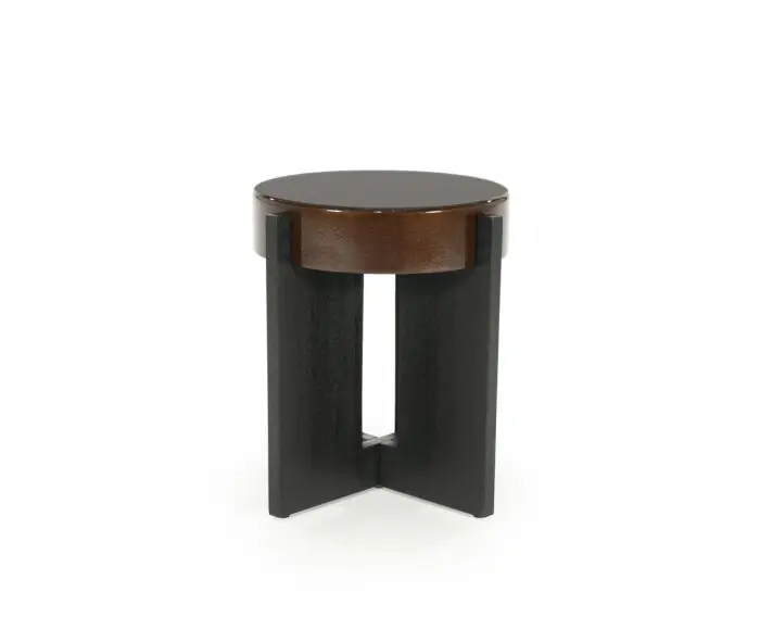Aanbieding Bijzettafel Juliet 40x40cm - bruin Eleonora