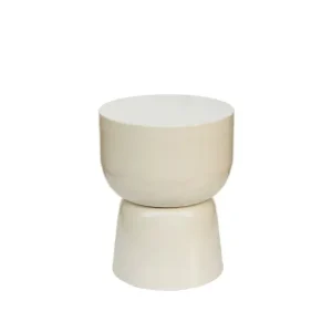 Brix Bijzettafel Kian rond Off White Koop Online