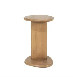 Aanbieding Bijzettafel Lori 46x35cm - lichtbruin Eleonora