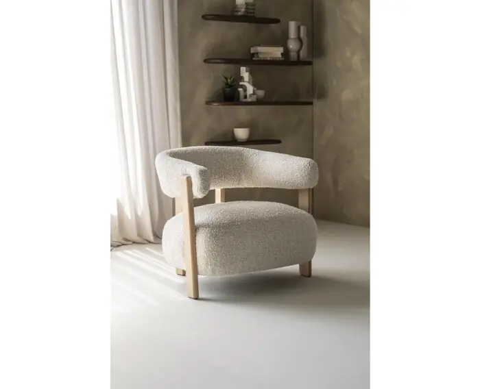 Fauteuil Lola - hush Beige Eleonora Beperkte Voorraad