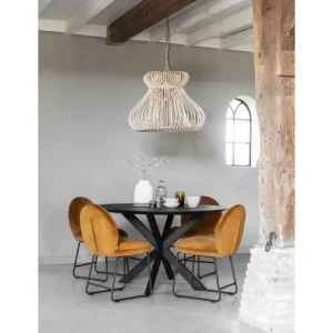 Timeless Black eettafel Shape Ø150 cm Gecertificeerd