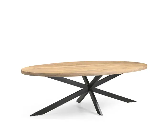 Eetkamertafel Ellips 25+25 220 Koopje