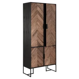 Actieprijs DTP Home bergkast Criss Cross - mixed wood - 185x80x40 cm