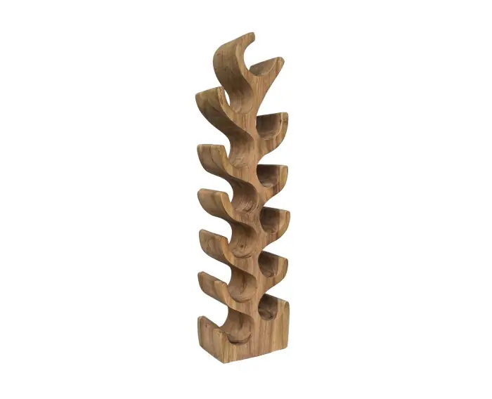 Wijnrek Suar hout organisch - 12 flessen - 102x25x18 cm Fabrieksprijs