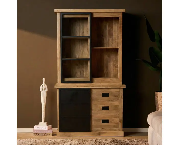 Populair Vitrinekast Noa 120 cm