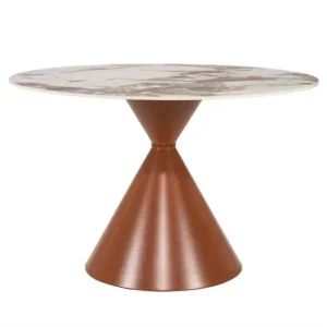 Aanbieding Dining table Roka 120x120cm - bruin BY-BOO