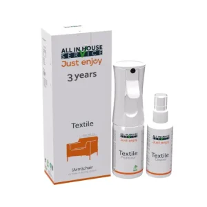 Koop Online All In House Vlekken en constructieservice 3 Jaar garantie - Textiel Kit - 2 eetkamerstoelen / barkrukken of 1 fauteuil