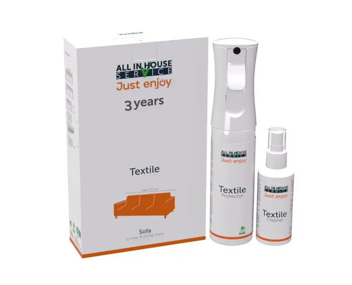 Gratis Retour All In House Vlekken en constructieservice 3 Jaar garantie - Textiel Kit - Bank