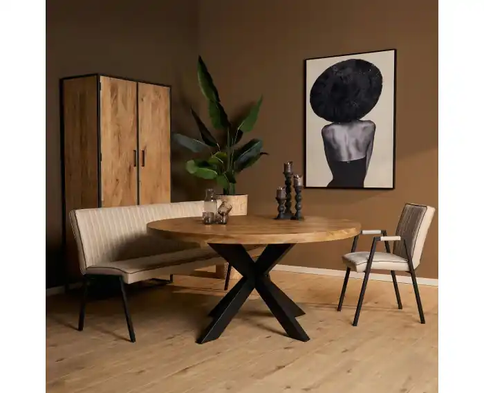 Dagaanbieding Eettafel Dakota 110 cm Rond