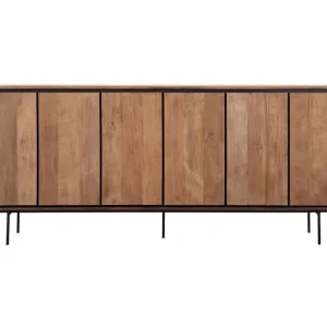 Actieprijs DTP home Metropole dressoir 6 deurs teakhout - 220x40x90 cm